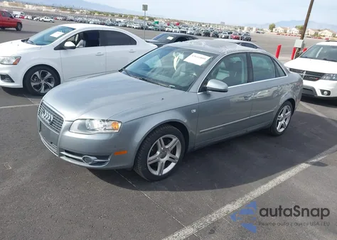 2007 Audi A4 2.0T from USA, damaged, VIN WAUDF78E57A126476